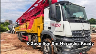 Gebruikt 2021 SANY 65m betonpompwagen Benz-chassis